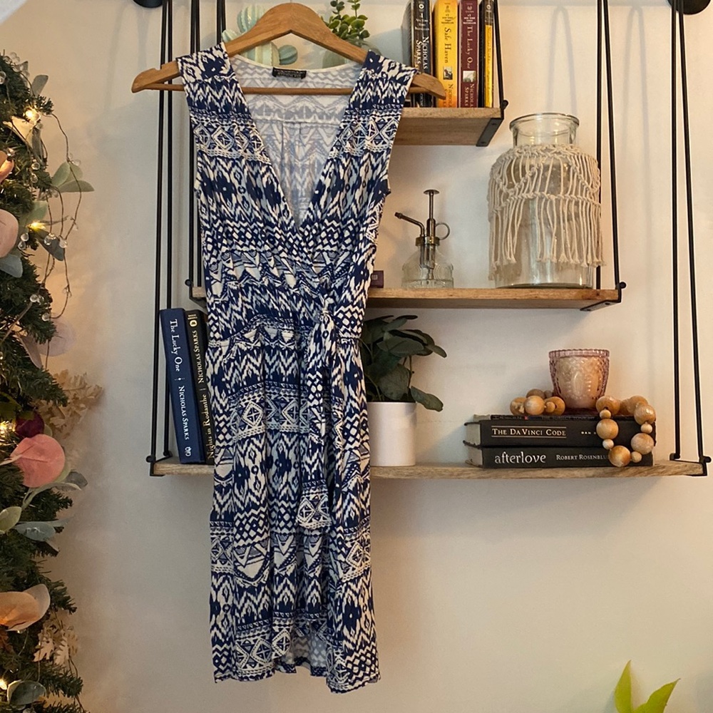 Papermoon faux wrap dress designed by Stitch Fix